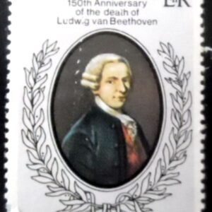 Selo postal da Dominica de 1977 Joseph Haydn M