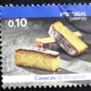 Selo postal de Portugal de 2019 Cavacas from Resende U