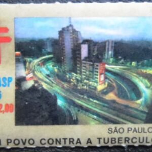 Selo Cinderela do Brasil de 1975 São Paulo N
