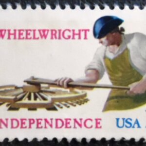 Selo postal dos Estados Unidos de 1977 Wheelwright N