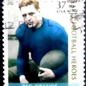 Selo postal dos Estados Unidos de 2003 Red Grange U