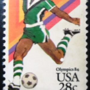 Selo postal dos Estados Unidos de 1983 Football N