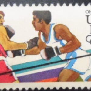 Selo postal dos Estados Unidos de 1983 Boxing N