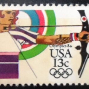 Selo postal dos estados Unidos de 1983 Archery N