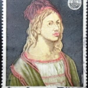 Selo postal da França de 1980 Albert Dürer U