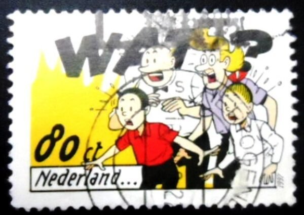 Selo postal da Holanda de 1997 Suske and Wiske U
