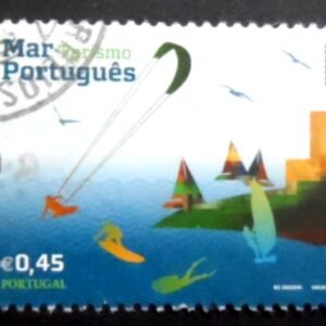 Selo postal de Portugal de 2015 Portuguese sea -Tourism U