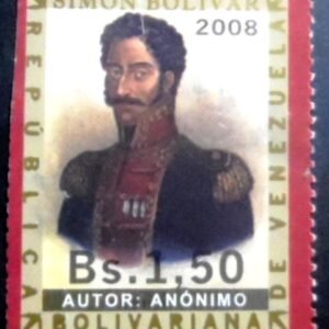 Selo postal da Venezuela de 2008 Portrait by unknown artist U