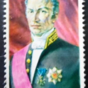 Selo postal da Bélgica de 1965 Joseph Lebeau by Albert Schollaert U