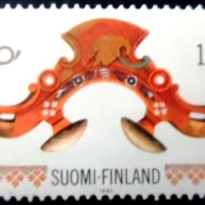 Selo postal da Finlândia de 1980 Norden Handicrafts M