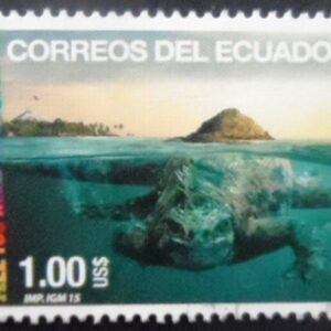 Selo postal do Equador de 2015 Amblyrhynchus cristatus N