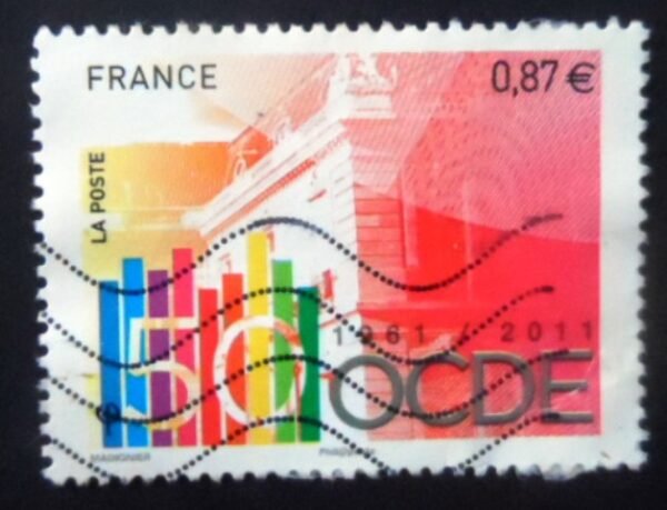 Selo postal da França de 2011 Castle La Muette U