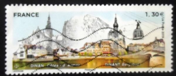 Selo postal da França de 2019 Dinan - Dinant U