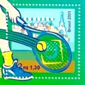 Selo postal do Brasil de 2001 GUGA M