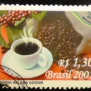 Selo postal do Brasil de 2001 Café do Brasil MCC