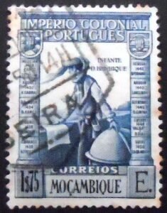 Selo postal de Moçambique de 1938 Dom Henrique o Navegador 1,75 U