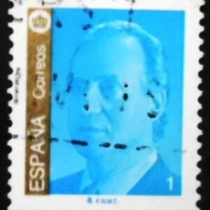 Selo postal da Espanha de 1994 King Juan Carlos I 1 U