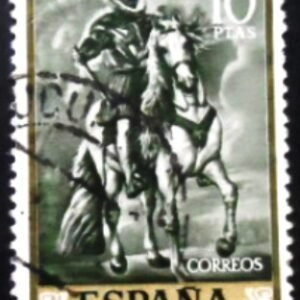 Selo postal da Espanha de 1962 "Duke of Lerma" by Rubens U