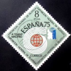 Selo postal da Espanha de 1974 International Youth Stamp Exhibition U