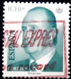 Selo postal da Espanha de 2006 King Juan Carlos I 10 U sev