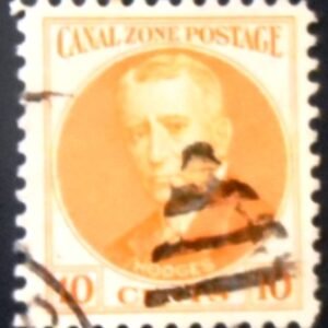 Selo postal da Zona do Canal de 1932 Henry Foote Hodges U