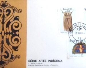 FDC OFICIAL nº 195 de 1980 Arte Indígena PB 910