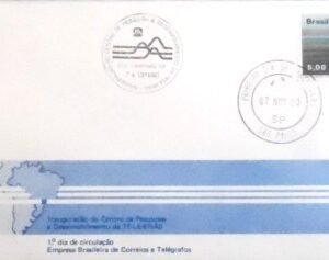 FDC oficial nº 211 de 1980 Telebrás SP 1316