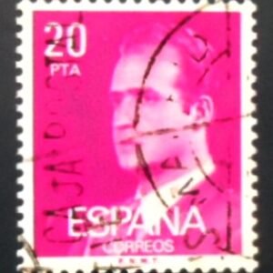 Selo postal da Espanha de 1983 King Juan Carlos I 20 U sev