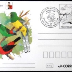 Cartão postal do Brasil de 1988 BRAPEX 88