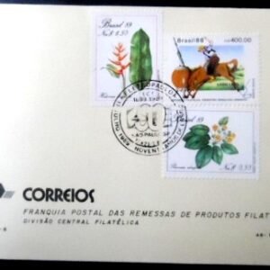 Cartão Franquia Postal de 1989 Eletropaulo PD