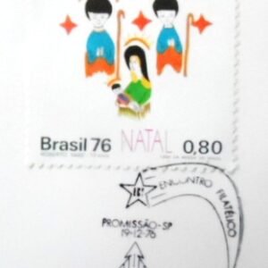 Envelope Comemorativo de 1976 Encontro Filatélico de Promissão EC 2