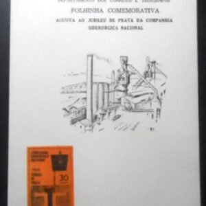 Folhinha Comemorativa nº 26 de 1966 Jubileu de Prata CSN 7558