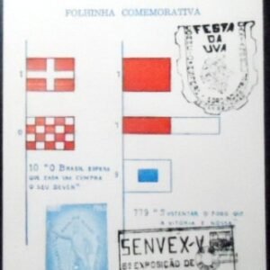 Folhinha Filatélica nº 19 de 1965 Batalha Riachuelo 6977