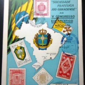 Folhinha Filatélica Autorizada de 1948 V Congresso Eucarístico 2901
