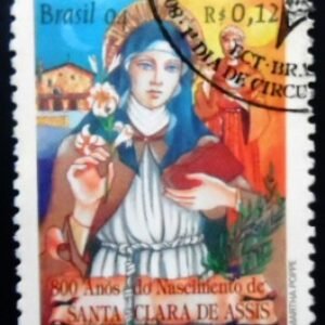 Selo postal do Brasil de 1994 Santa Clara MCC