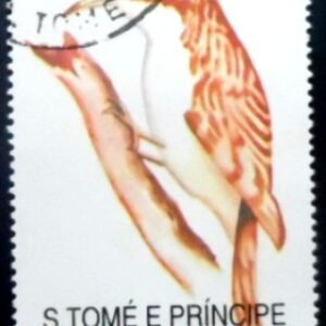 Selo postal de São Tomé e Príncipe de Cetti's Warbler 1992 MCC
