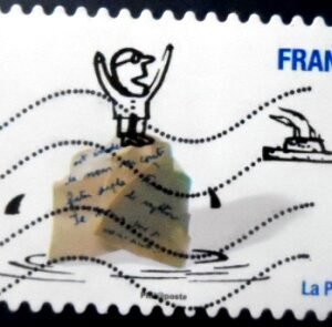 Selo postal da França de 2010 Personal Greetings U
