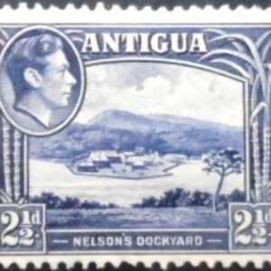Selo postal de Antigua e Barbuda de 1938 English Harbour 2½ N