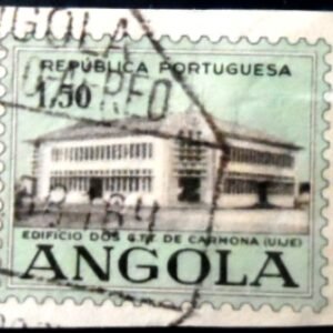 Fragmento postal da Angola CTT Carmona