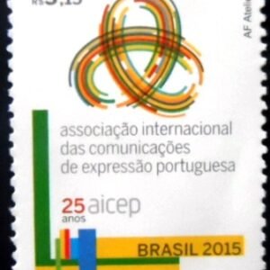 Selo postal do Brasil de 2015 25 Anos da AICEP M