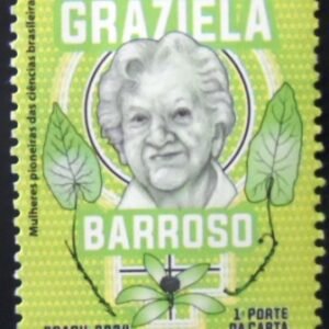 Selo postal do Brasil de 2024 Graziela Barroso M