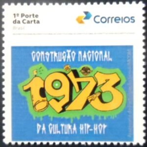 Selo personalizado do Brasil de 2023 Cultura Hip Hop M