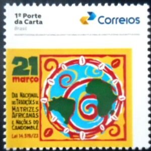 Selo postal Personalizado de 2023 Candomble M