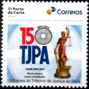 Selo postal Personalizado de 2023 150 Anos TJPA M
