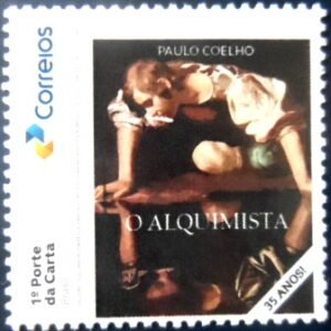 Selo personalizado do Brasil de 2023 O Alquimista M