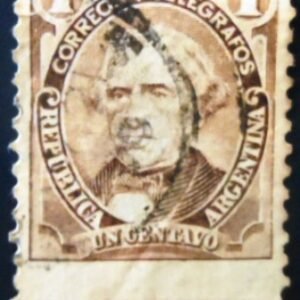 Selo postal da Argentina de 1888 Dalmacio Vélez Sársfield U sev