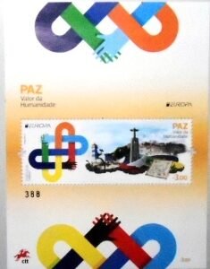 Bloco postal de Portugal de 2023 Cemetery of Anchors BL M
