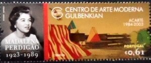Selo postal de Portugal de 2023 Madalena Perdigão M