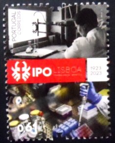 Selo postal de Portugal de 2023 Laboratory IPO M