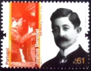 Selo postal de Portugal de 2023 Joshua Benoliel M